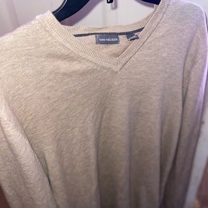 Van Heusen V-Neck Tan Sweater